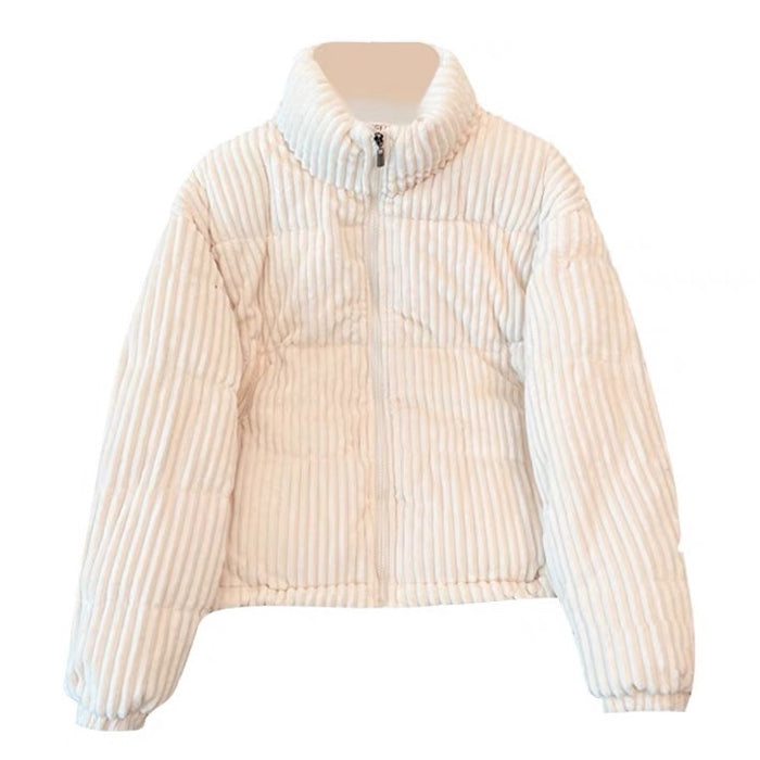 corduroy puffer jacket