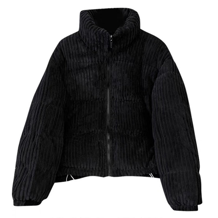 corduroy puffer jacket